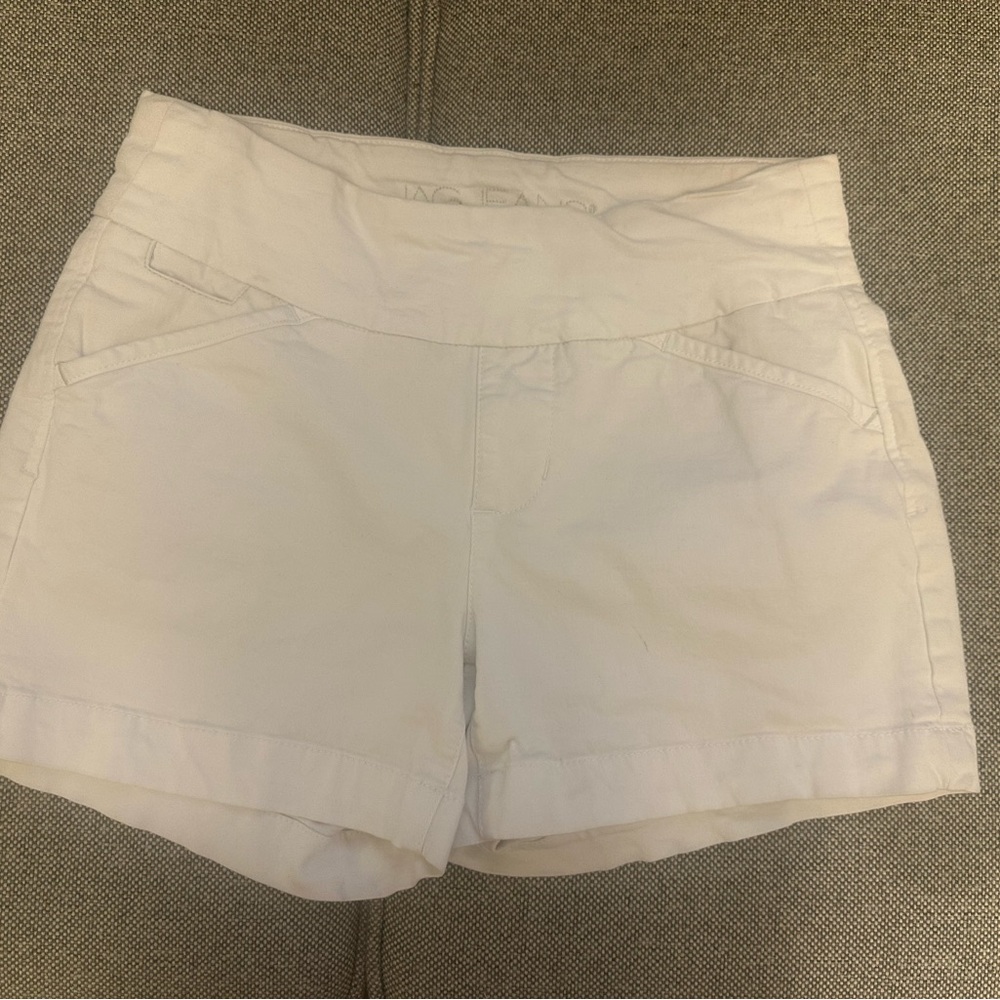 Jag Jeans White High Waist Shorts Classic Style, Size: 0
